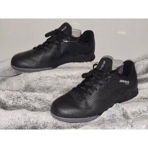 New Brava Exempt 2.0 Turf Mens Soccer Shoes Black Grey 167245 SZ 8.5